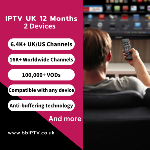 IPTV UK 12 Months 2 Devices