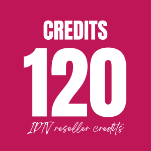 IPTV reseller 120 credits